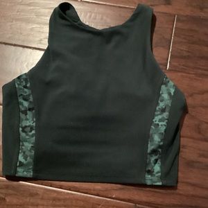 Green  Athleta cropped tank top! It’s a size 2.